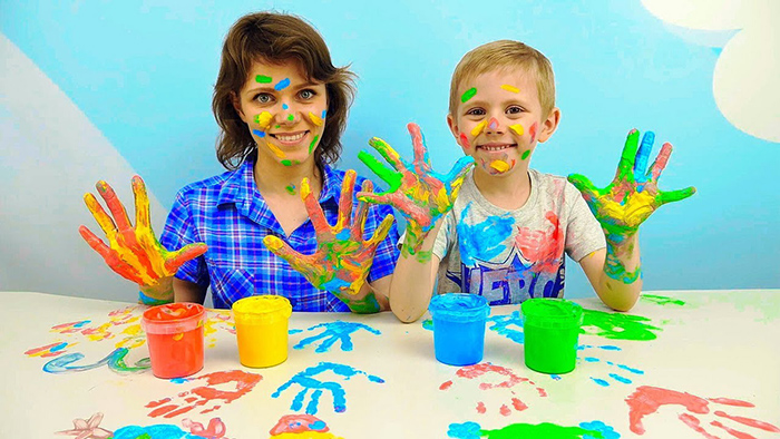 Zeichenunterricht für Kinder von 3-4 Jahren Schritt für Schritt mit Farben, Bleistift