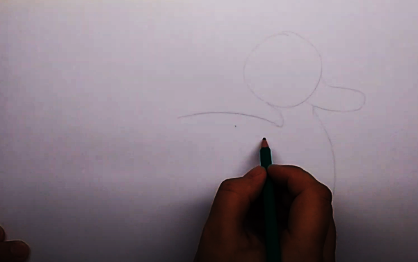 Entenzeichnung für Kinder Schritt für Schritt mit einem Bleistift