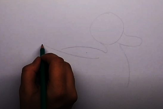 Entenzeichnung für Kinder Schritt für Schritt mit einem Bleistift