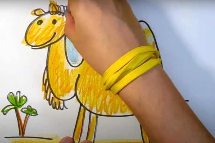 Kamel zeichnen für Kinder mit Bleistift Schritt für Schritt