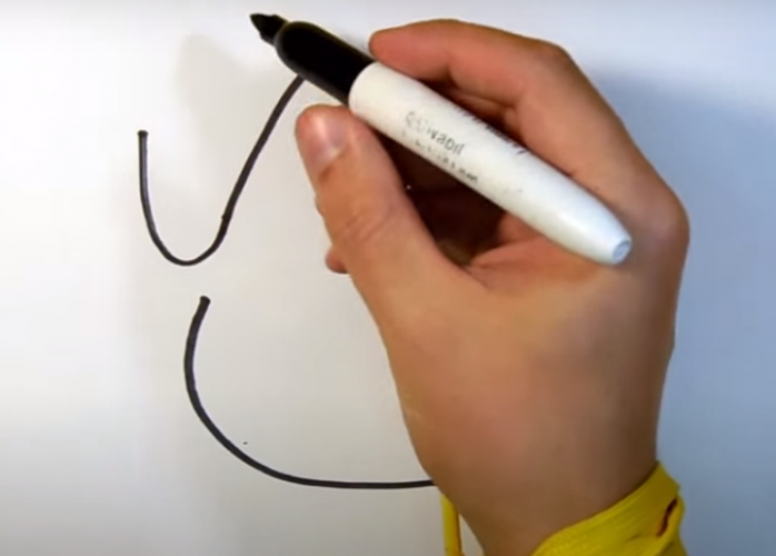 Kamel zeichnen für Kinder mit Bleistift Schritt für Schritt
