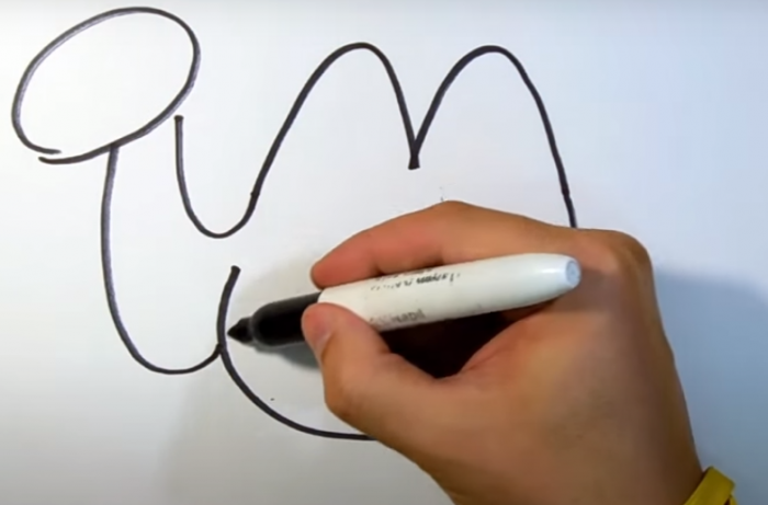 Kamel zeichnen für Kinder mit Bleistift Schritt für Schritt