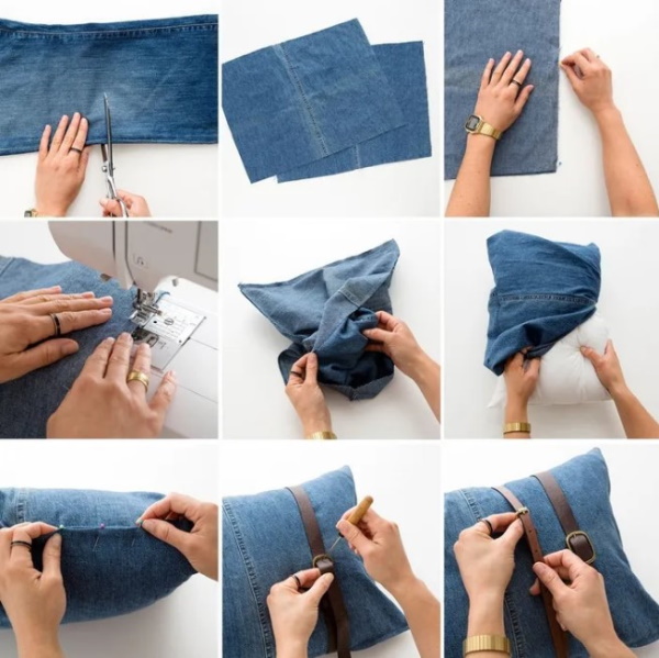 Was man aus alten Jeans alles machen kann. Fotos, Muster für Zuhause
