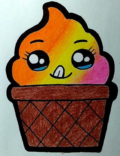 Disegni kawaii carini per schizzi a matita facili