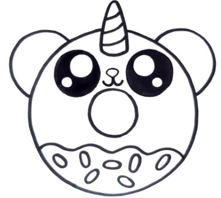 Disegni kawaii carini per schizzi a matita facili