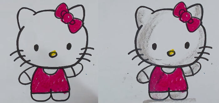 Disegni kawaii carini per schizzi a matita facili
