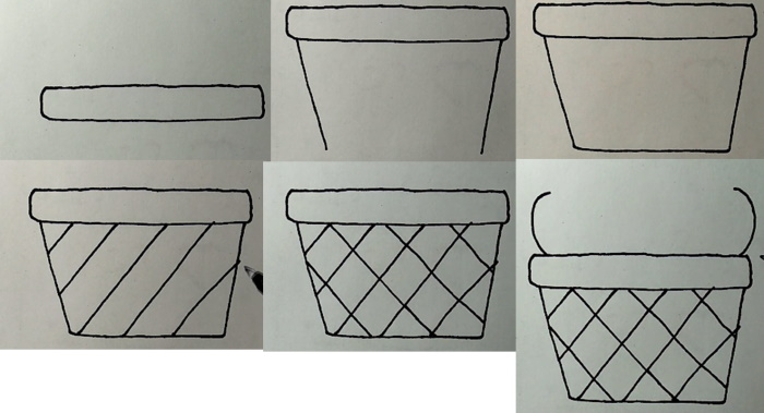 Disegni kawaii carini per schizzi a matita facili