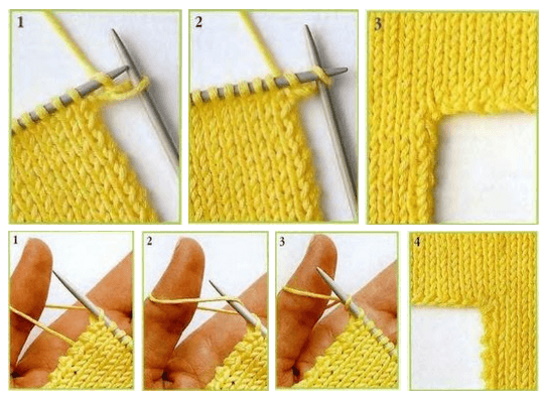 Ornament für gestrickte Fäustlinge. Schemata und Beschreibung