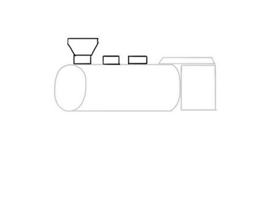Dampflokomotive zeichnen für Kinder mit einfachem Bleistift