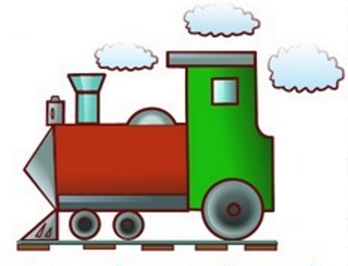 Dampflokomotive zeichnen für Kinder mit einfachem Bleistift