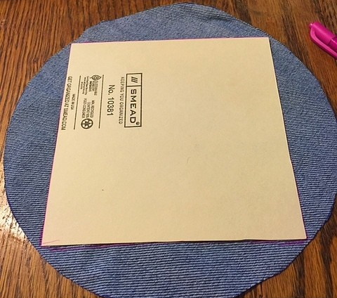 Patchworkdecke aus Denim zum Selbermachen. Meisterklasse