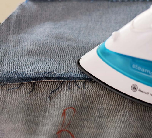 Coperta patchwork in denim fai da te. Masterclass