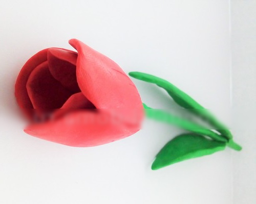Blumen aus Luftplastilin Schritt für Schritt mit Ihren eigenen Händen