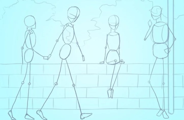 Tutorials zum Zeichnen einer Person für Anfänger. Anatomie