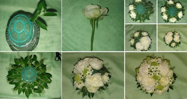 DIY-Brautstrauß aus frischen Blumen. So geht's, Foto