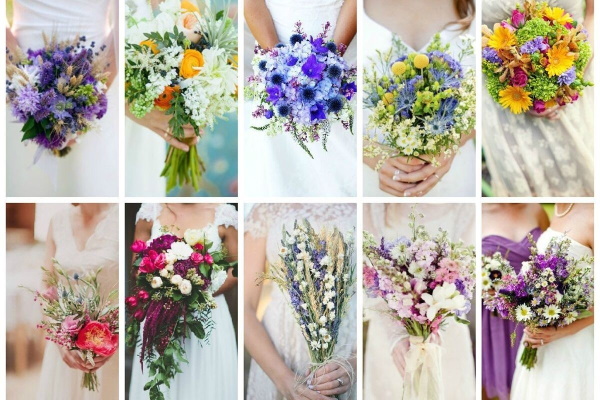 DIY-Brautstrauß aus frischen Blumen. So geht's, Foto