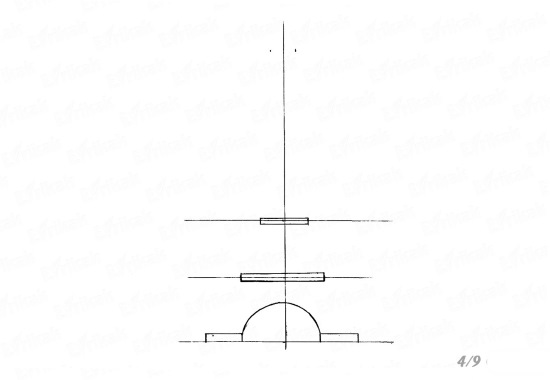Eiffelturm-Bleistiftzeichnung für Kinder