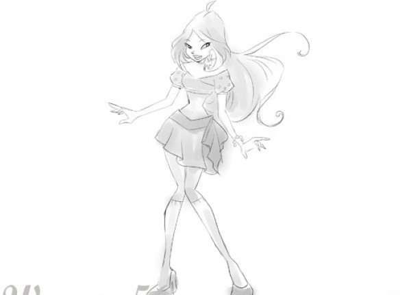 Flora von Winx. Fotos, Bilder zum Kopieren