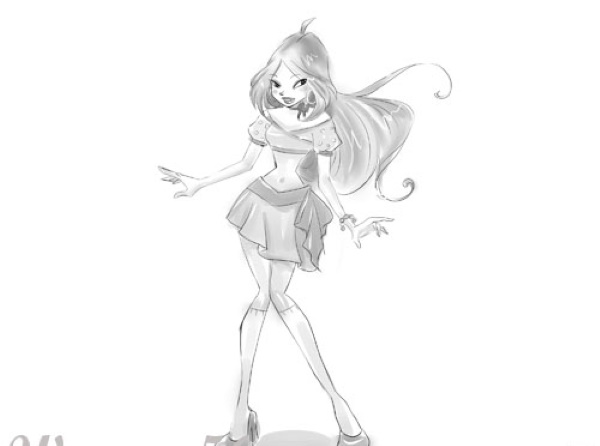 Flora von Winx. Fotos, Bilder zum Kopieren