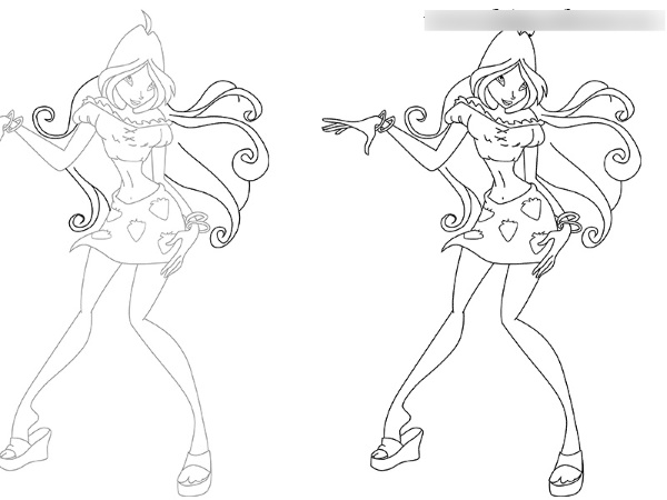 Flora von Winx. Fotos, Bilder zum Kopieren