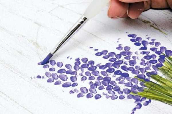 Wie man Blumen mit Gouache Schritt für Schritt für Anfänger und Kinder zeichnet