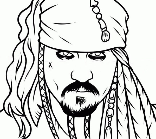 Kapitän Jack Sparrow. Bilder, Fotos zum Kopieren