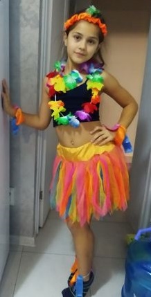 Wie man mit eigenen Händen ein Papua-Kostüm für einen Jungen oder ein Mädchen herstellt