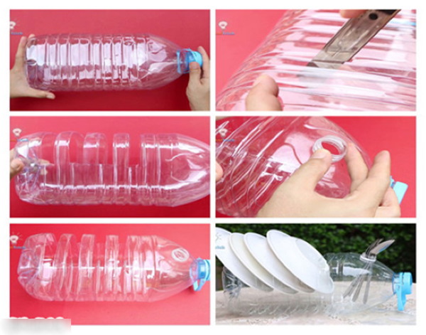 DIY-Lifehacks aus Plastikflaschen für Zuhause