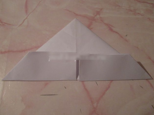 Springender Papierfrosch. Origami-Diagramm Schritt für Schritt