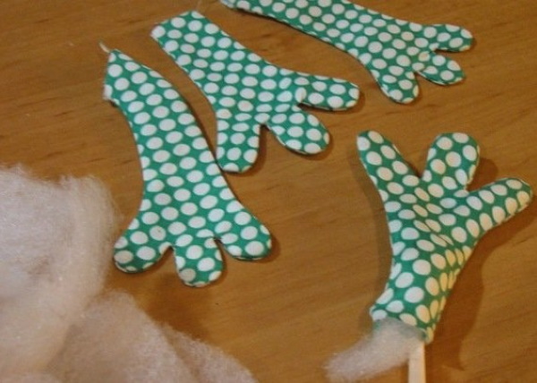 DIY-Filzfrosch. Muster, Vorlage, Diagramm