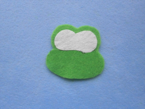 DIY-Filzfrosch. Muster, Vorlage, Diagramm