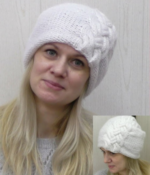 Jugendmützen für Mädchen gestrickt. Schemata mit Beschreibung, Fotos