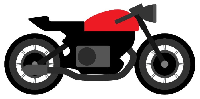Motorrad zeichnen für Kinder mit Bleistift Schritt für Schritt
