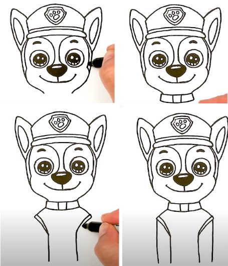 Zeichentrickfiguren zum Skizzieren mit Bleistift in einem Skizzenbuch, im Stil von Mirbie, Anime