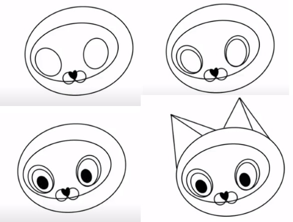Zeichentrickfiguren zum Skizzieren mit Bleistift in einem Skizzenbuch, im Stil von Mirbie, Anime