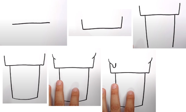 Zeichentrickfiguren zum Skizzieren mit Bleistift in einem Skizzenbuch, im Stil von Mirbie, Anime