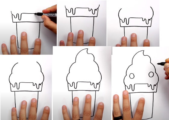 Zeichentrickfiguren zum Skizzieren mit Bleistift in einem Skizzenbuch, im Stil von Mirbie, Anime