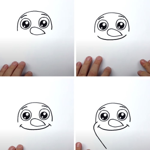 Zeichentrickfiguren zum Skizzieren mit Bleistift in einem Skizzenbuch, im Stil von Mirbie, Anime