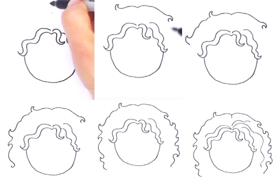 Zeichentrickfiguren zum Skizzieren mit Bleistift in einem Skizzenbuch, im Stil von Mirbie, Anime