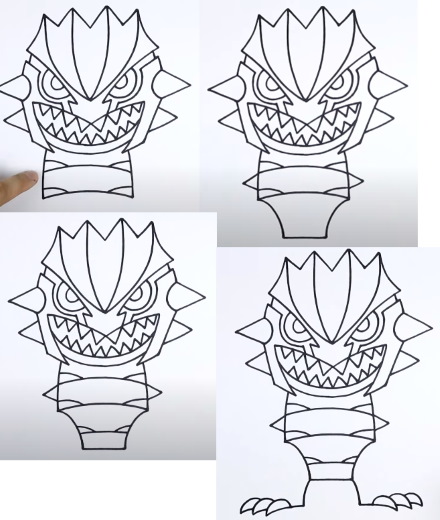 Zeichentrickfiguren zum Skizzieren mit Bleistift in einem Skizzenbuch, im Stil von Mirbie, Anime
