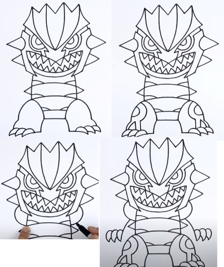 Zeichentrickfiguren zum Skizzieren mit Bleistift in einem Skizzenbuch, im Stil von Mirbie, Anime