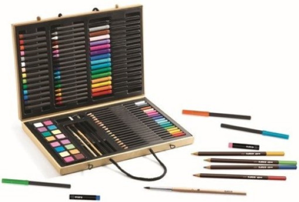 Kit da disegno per bambini in valigia