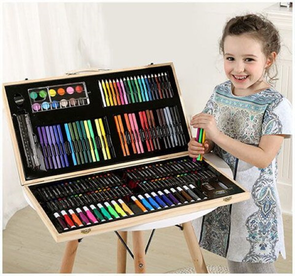 Kit da disegno per bambini in valigia