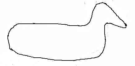 DIY-Hirsch aus Draht und Girlande. Skizze, Diagramm