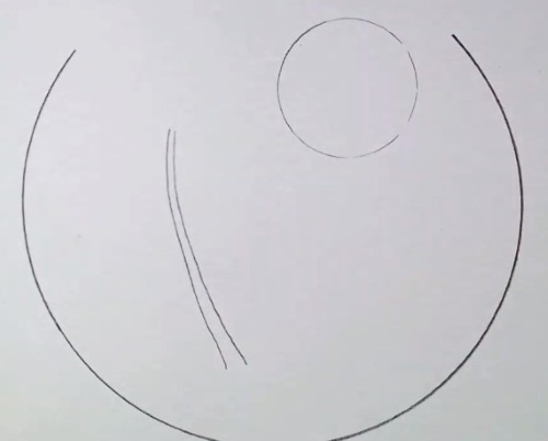 עץ דקל - ציור שלב אחר שלב לילדים בעיפרון