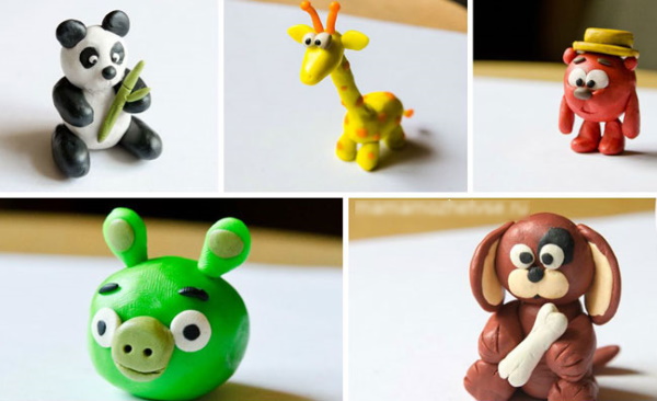 Basteln aus Plastilin für Kinder von 7-8 Jahren Schritt für Schritt