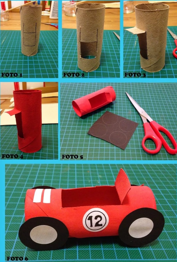 DIY Papierhandtuchrollen Basteln
