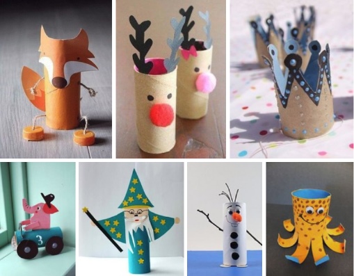 DIY Papierhandtuchrollen Basteln