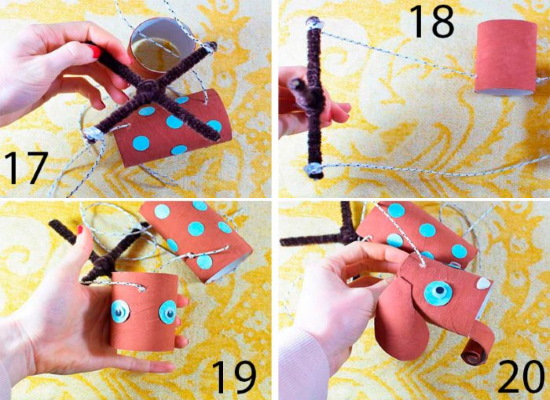 DIY Papierhandtuchrollen Basteln