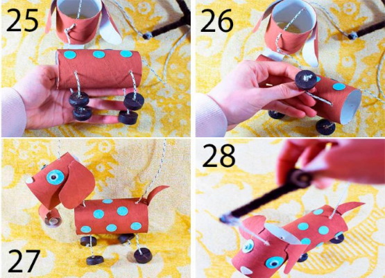 DIY Papierhandtuchrollen Basteln